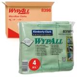 Kimberly-Clark WypAll Mikrofasertücher 40 x 40 cm, grün 1 Karton = 4 x 6 Stück