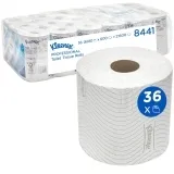 Kimberly-Clark Kleenex Standard-Toilettenpapierrollen 2-lagig, weiß, Rolle a 600 Blatt 1 Pack = 36 Rollen