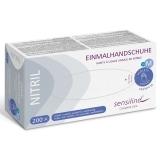 Sensilind Nitril Einmalhandschuhe Premium Gr. M blau / violett, unsteril, puderfrei 1 Box = 200 Stück