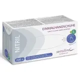 Sensilind Nitril Einmalhandschuhe Premium Gr. L blau / violett, unsteril, puderfrei 1 Box = 200 Stück