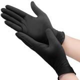 Premium Nitril Einmalhandschuhe schwarz, puderfrei, unstril, Gr. S 1 Box = 200 Stück