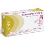 Sensilind Vinyl Einmalhandschuhe Premium Gr. XL transparent 1 Box = 100 Stück