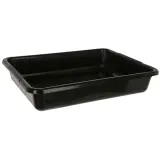 KERBL Stiefeldesinfektionswanne Premium 40 l schwarz 74 x 57 x 14,5 cm mit seitlichen Griffen