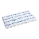 Jöst Mikrofaserpad eckig 210 x 360 mm, weiß/blau 1 Pack = 5 Stück