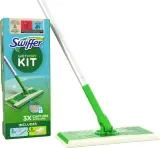 P&G Swiffer Bodenwischer Starterset Bodenstab + 8 Trockentücher + 3 Wet Wischtücher 