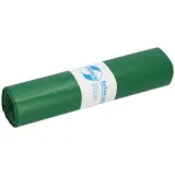 DEISS PREMIUM Abfallsäcke, 120 l, Typ 60, grün 700 x 1100 mm, LDPE aus Recycling 1 Rolle = 25 Stück