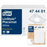 TORK LinStyle® Tischset 2-lagig, 39 x 30 cm, weiß 1 Karton = 5 x 100 Stück