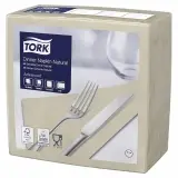 TORK Dinnerservietten 2-lagig, 19,8 x 19,5 cm, natur, geprägt 1 Karton = 12 x 150 Stück