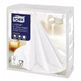 TORK LinStyle® XL-Dinnerservietten 1-lagig, 24 x 24 cm, weiß 1 Karton = 12 x 25 Stück