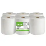 racon Premium Handtuchpapierrolle 2-450 2-lagig, weiß, 450 Blatt, geprägt 1 Pack = 6 Rollen