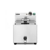 HENDI Fritteuse XL Profi Line mit Ablasshahn 10 Liter Profi Line 10 l, 400V/6600W, 300 x 680 x 420 mm 