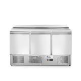 HENDI Saladette dreitürig 380 L Arktic 230V / 310W 1390 x 702 x 888 mm  