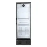 HENDI Backbar-Kühlschrank mit einer Tür Arktic 300 l, Schwarz 220-240V / 195W 600 x 528 x 1820 mm 