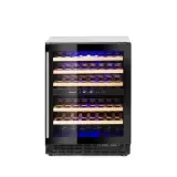 HENDI Weinkühlschrank 2 Zonen 46 Flaschen Arktic 133 l, 220-240V / 90W 595 x 646 x 830 mm 