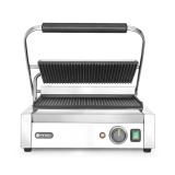 HENDI Kontaktgrill - Panini oben und unten gerillt 230V / 2200W 432 x 396 x 214 mm 