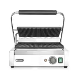 HENDI Kontaktgrill - Panini oben und unten gerillt 230V / 2200W 432 x 396 x 214 mm 