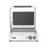 HENDI Kontaktgrill - Panini oben gerillt unten glatt 230V / 2200W 430 x 370 x 210 mm 