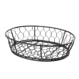 HENDI Drahtkorb Basic oval 230 x 180 x 60 mm  