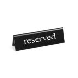 HENDI Tischschild Reserviert reserved 130 x 30 x 38 mm  