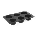 HENDI Silikonform Muffin ø69 x 40 GN 1/3 Ø 69 x 40 mm  