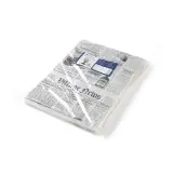 HENDI Einschlagpapier fettdicht Zeitungsdruck 500 Stk, 250 x 350 mm  