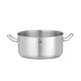 HENDI Bratentopf - ohne Deckel Kitchen Line 4,9 l, Ø 240 x 110 mm  