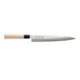 HENDI Japanisches Messer Sashimi Holz hell Länge 375 mm  