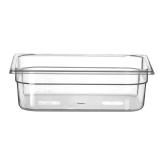 HENDI Gastronorm-Behälter 1/2 Profi Line GN 1/2 6,5 l, Transparent 325 x 265 x 100 mm Temperaturbeständig bis 110°C