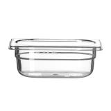 HENDI Gastronorm-Behälter 1/9 Profi Line GN 1/9 0,6 l, Transparent 176 x 108 x 65 mm 