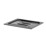 HENDI Gastronorm-Deckel GN 1/2 Schwarz 325 x 265 mm  