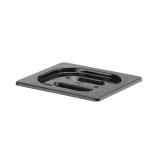 HENDI Gastronorm-Deckel GN 1/6 Schwarz 176 x 162mm  