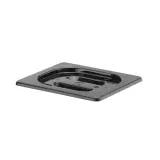 HENDI Gastronorm-Deckel GN 1/6 Schwarz 176 x 162mm  