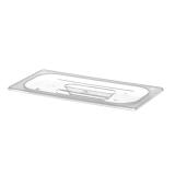 HENDI Gastronorm-Deckel GN 1/3 Transparent 325 x 176 mm  Temperaturbeständig bis 110°C