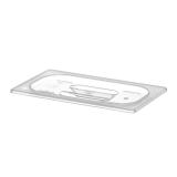 HENDI Gastronorm-Deckel GN 1/4 Transparent 265 x 162mm  Temperaturbeständig bis 110°C