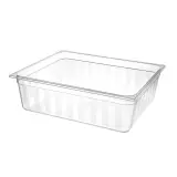 HENDI Gastronorm-Behälter 2/1 GN 2/1 58 l, Transparent 650 x 530 x 200 mm  Temperaturbeständigkeit bis  90°C