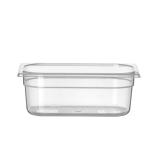 HENDI Gastronorm-Behälter 1/4 Profi Line GN 1/4 2,8 l, Transparent 265 x 162 x 100 mm Temperaturbeständig bis 80°C