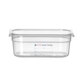 HENDI Gastronorm-Behälter 1/4 GN 1/4 2,8 l, Transparent 265 x 162 x 100 mm  