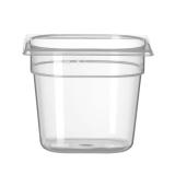 HENDI Gastronorm-Behälter 1/6 Profi Line GN 1/6 2,4 l, Transparent 176 x 162 x 150 mm Temperaturbeständig bis 80°C.