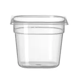 HENDI Gastronorm-Behälter 1/6 Profi Line GN 1/6 2,4 l, Transparent 176 x 162 x 150 mm Temperaturbeständig bis 80°C.