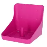 KERBL Lecksteinhalter aus Kunststoff eckig pink