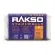 RAKSO Stahlwolle - Pads 8 Pads = 200 g Packung Sorte 1 - mittel