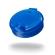 AMPri Schnabelbecher-Oberteil große Öffnung 12 x 10 mm, blau,  1 Karton = 250 Stück