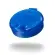 AMPri Schnabelbecher-Oberteil große Öffnung 12 x 10 mm, blau,  1 Karton = 250 Stück