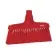 Vikan schmaler Besen, 26 cm weich / hart rot