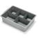 NUMATIC Ablageschale breit 120 mm tief mit Facheinteilung grau