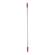 Vikan Aluminiumsstiel, 126 cm  rot