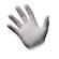 Basic-Plus Latex Einmalhandschuhe puderfrei, unsteril, weiß, Gr. XS 1 Box = 100 Stück