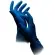 Clean-Comfort Latex-Haushaltshandschuh innen baumwollbeflockt, blau Gr. XL