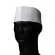AMPri Einweg-Schiffchenhaube mit Papierkrone aus Papier, weiß 1 Box = 100 Stück