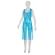 MED-COMFORT PE-Einwegschürze light 75 x 125 cm, blau glatt 1 Pack = 50 Stück